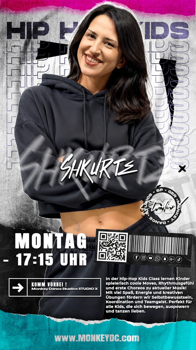 Hip Hop Kids mit Shkurte