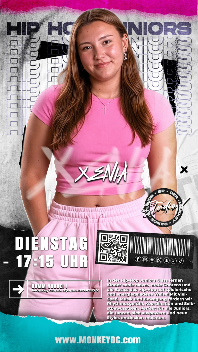 Hip Hop Juniors mit Xenia